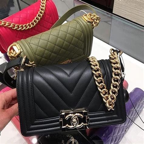 chanel boy quilted vs chevron|Chanel bag fashion.